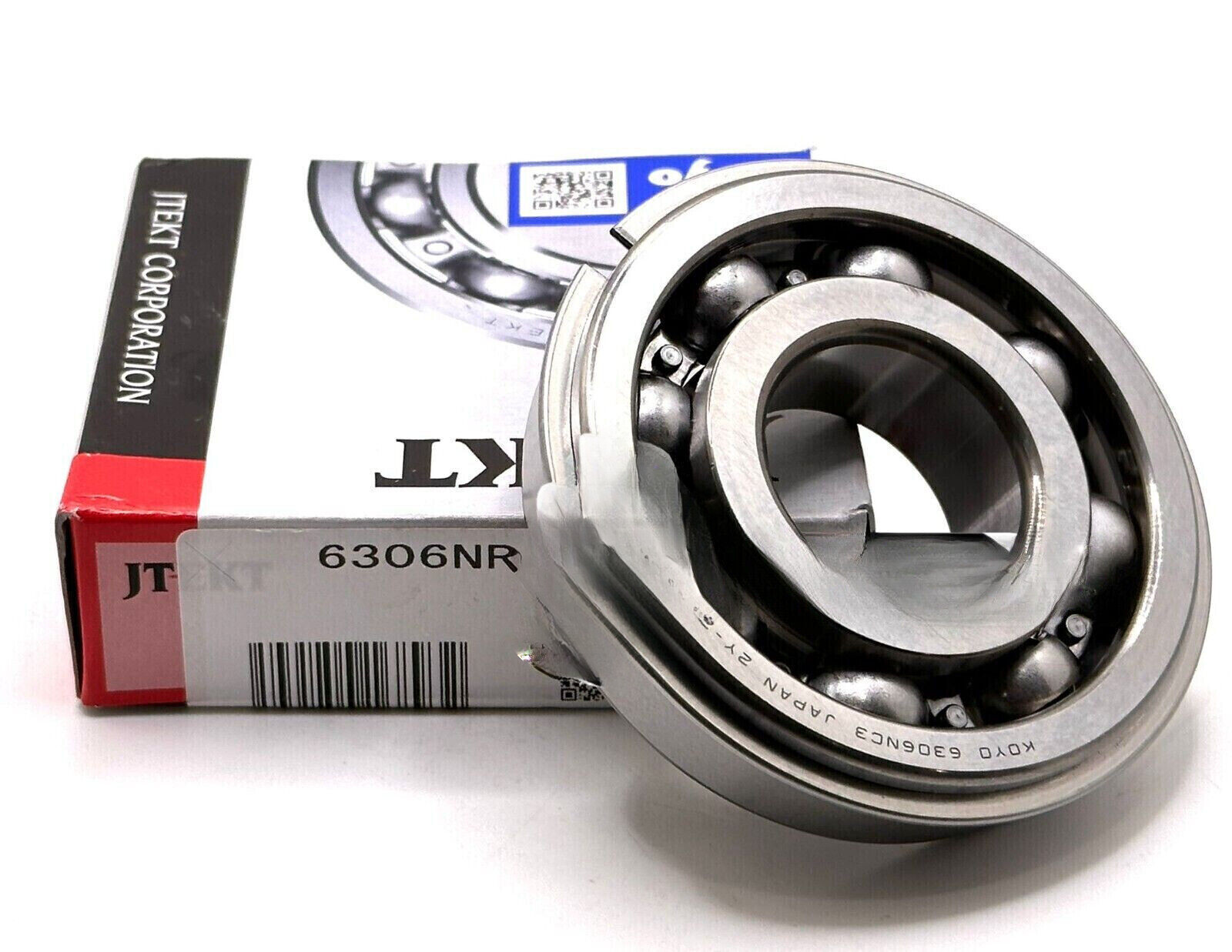 KOYO 6306 NR C3 BALL BEARING SNAP RING 30x72x19 FAST SHIPPINGH