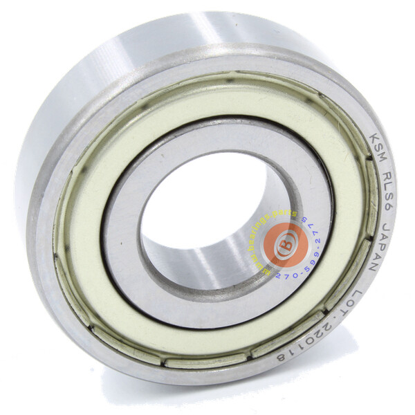 RLS6-ZZ Ball Bearing 3/4" x 1-7/8" x 9/16" Shielded – KSM Japan