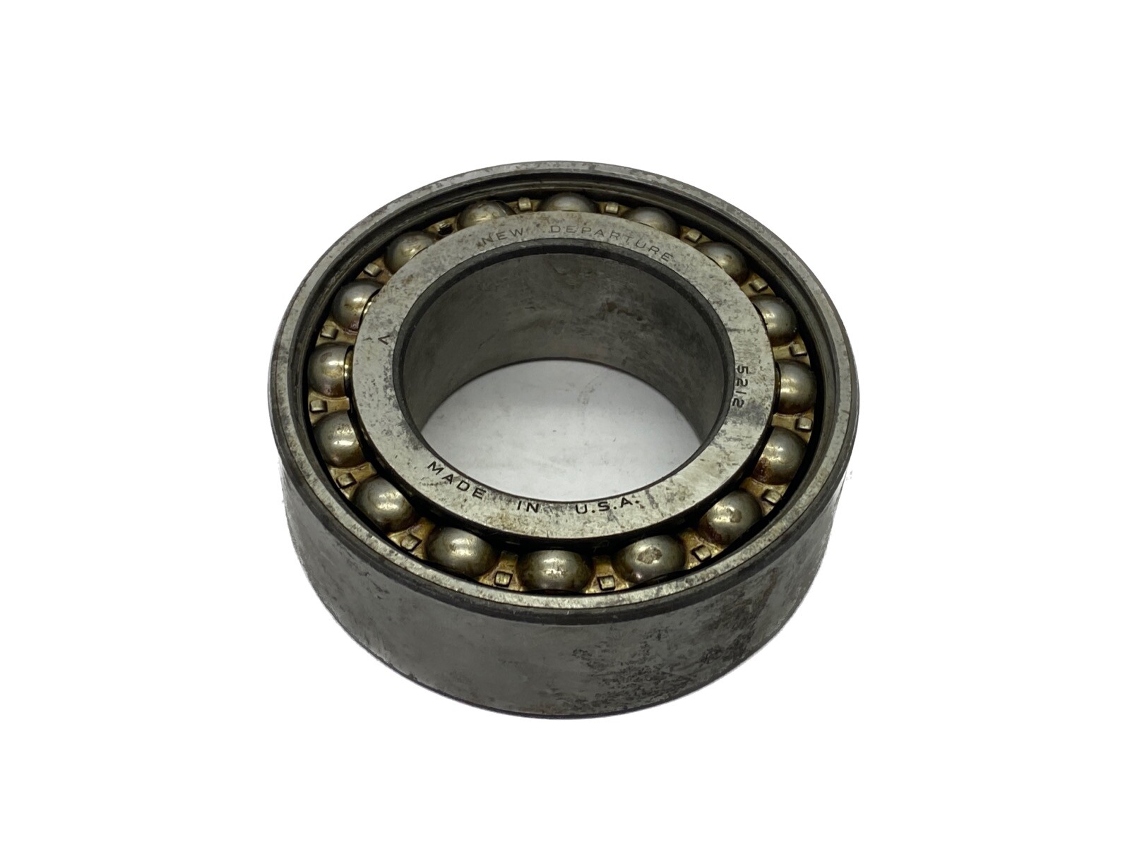 NOS New Departure 60mm Bore 110mm OD 36.5mm Width Double Row Ball Bearing 5212