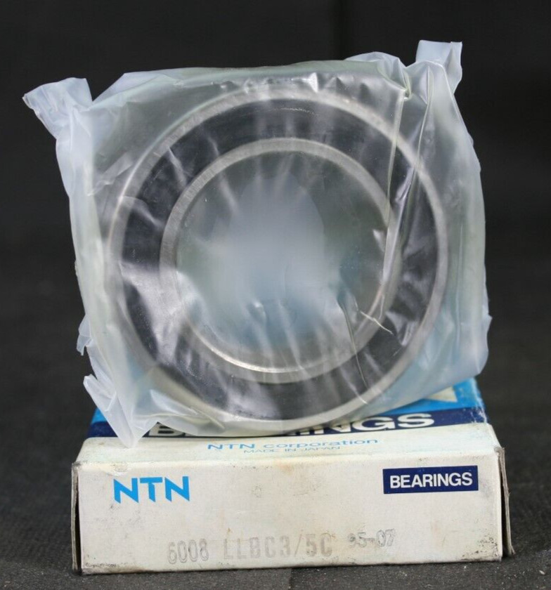 One (1) NTN 6008 LLBC3/5C Deep Groove Bearing 40 MM ID Japan NEW
