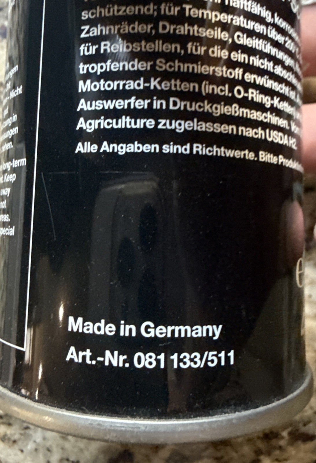 Kluber Hotemp 2000 High-Temperature Lubricating Oil – 400ml Spray