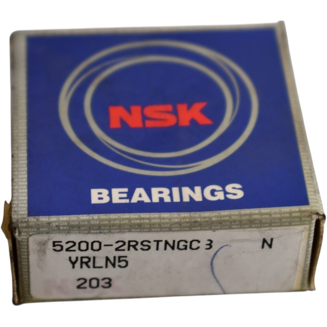 NEW NSK 5200-2RSTNGC3 Double Row Angular Contact Bearing 10x30x14.3mm C3