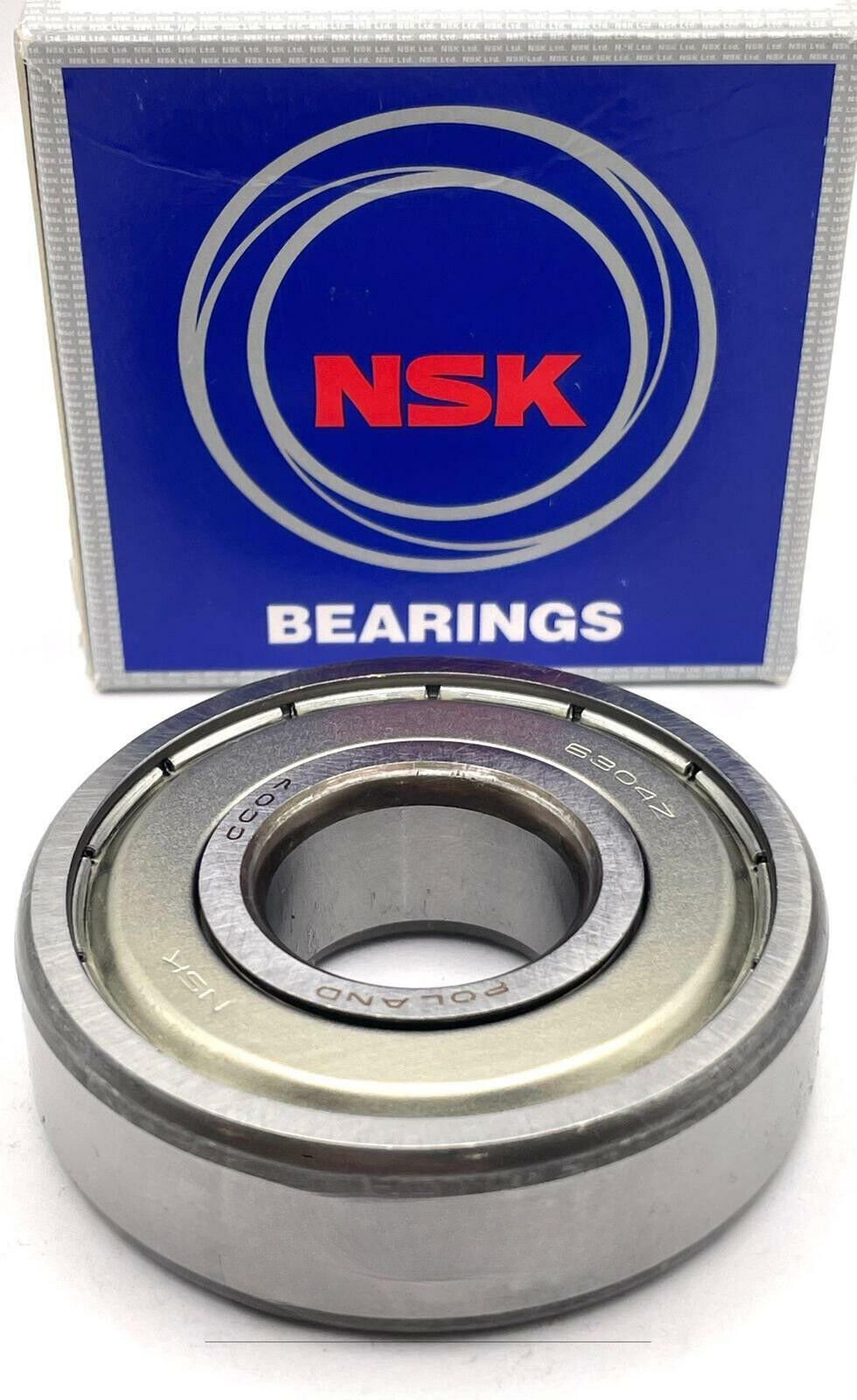 NSK 6304 Z Deep Groove Radial Ball Bearing 20x52x15mm ONE SIDE OPEN 6304 Z C3