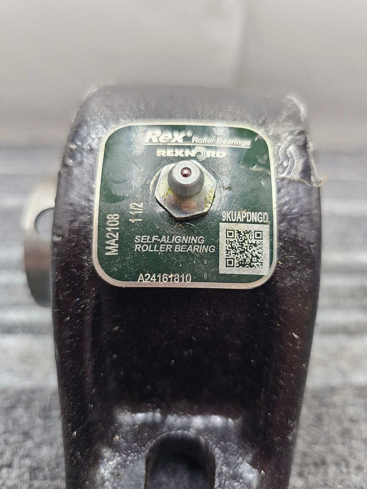 Rexnord MA2108 2-Bolt Solid-Housed Pillow Block Roller Bearing Unit 1-1/2″ Bore