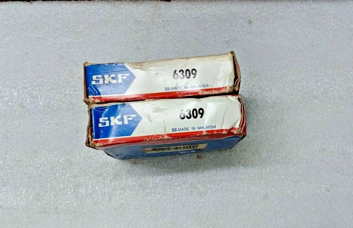 6309 Premium Quality ball bearings NEW SKF MALAYSIA LOT OF 2PC 6309