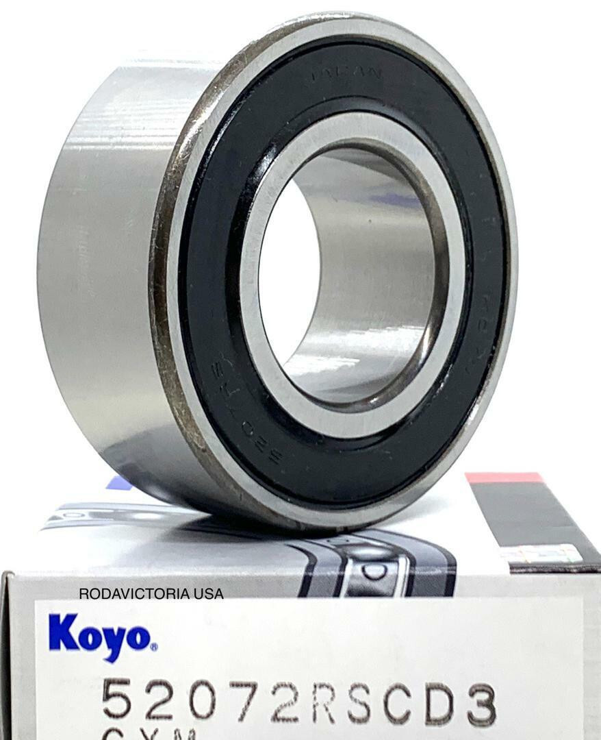 KOYO 5207 2RS C3 ANGULAR CONTACT BALL BEARING, RUBBER SEALED 3207 35x72x27 mm