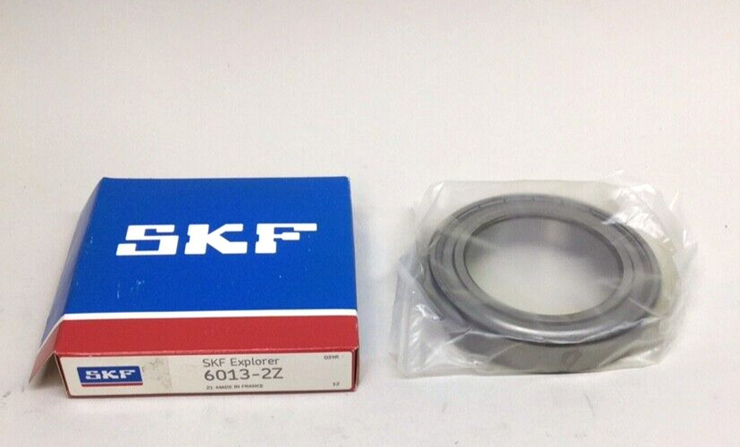 SKF 6013-2Z Ball Bearing Deep Groove 65mm ID X 100mm OD X 18mm W Double Shielded