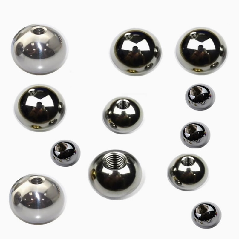 Stainless Steel Threaded Steel Beads Half Hole Steel Balls Metric Thread M2-M3