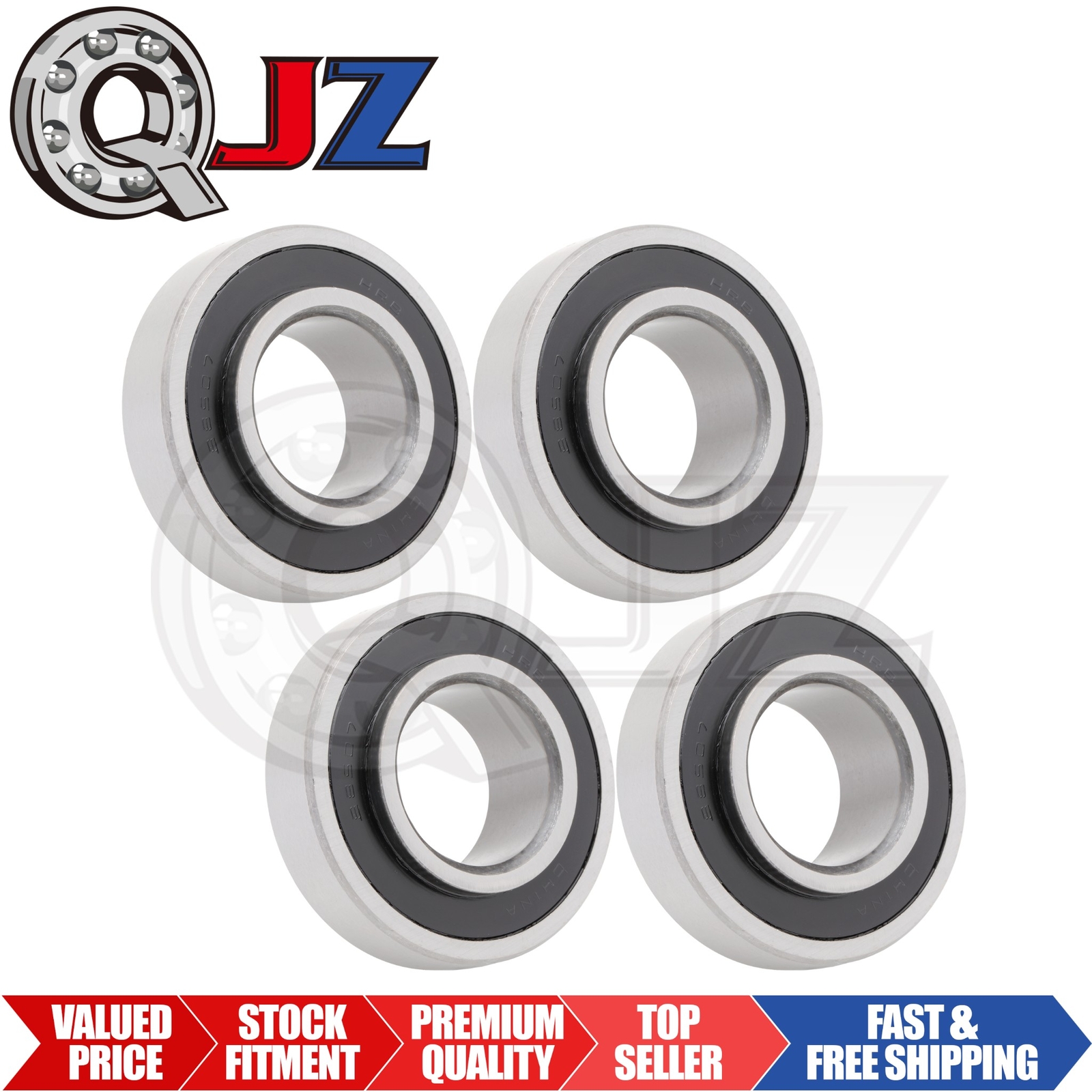 [Qty.4] 88507 Agricultural Equipment Ball Bearing [35mm ID x 72mm OD x 17mm W]