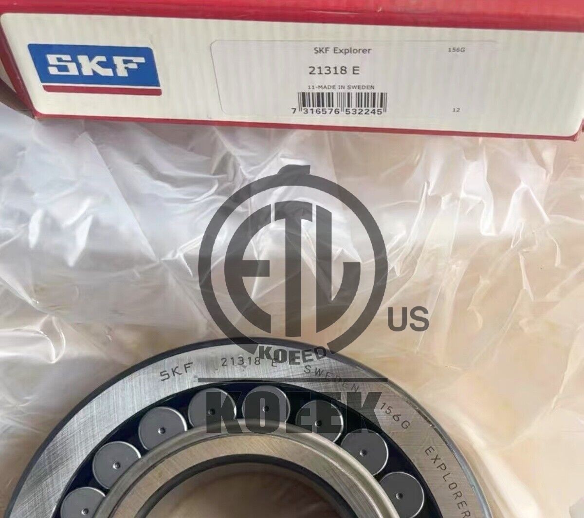 NEW SKF 21318 E spherical roller bearing 1PCS #AT