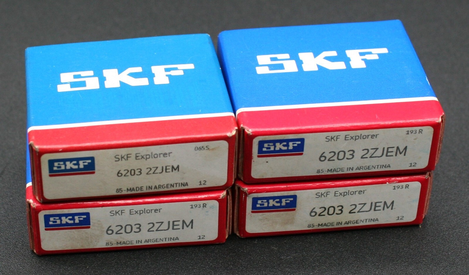 One (1) SKF 6203 2ZJEM Deep Groove Bearing 17 MM ID Argentina NEW