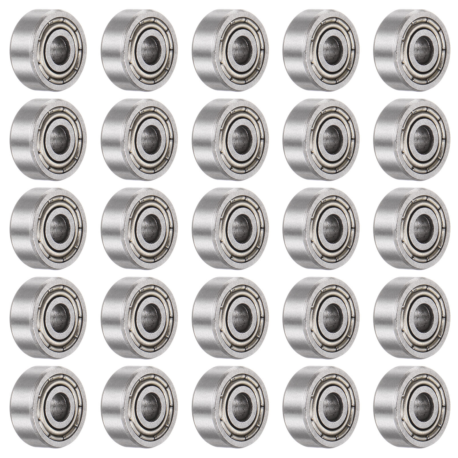 25pcs 623ZZ Ball Bearings 3x10x4mm Carbon Steel Double Shielded ABEC3