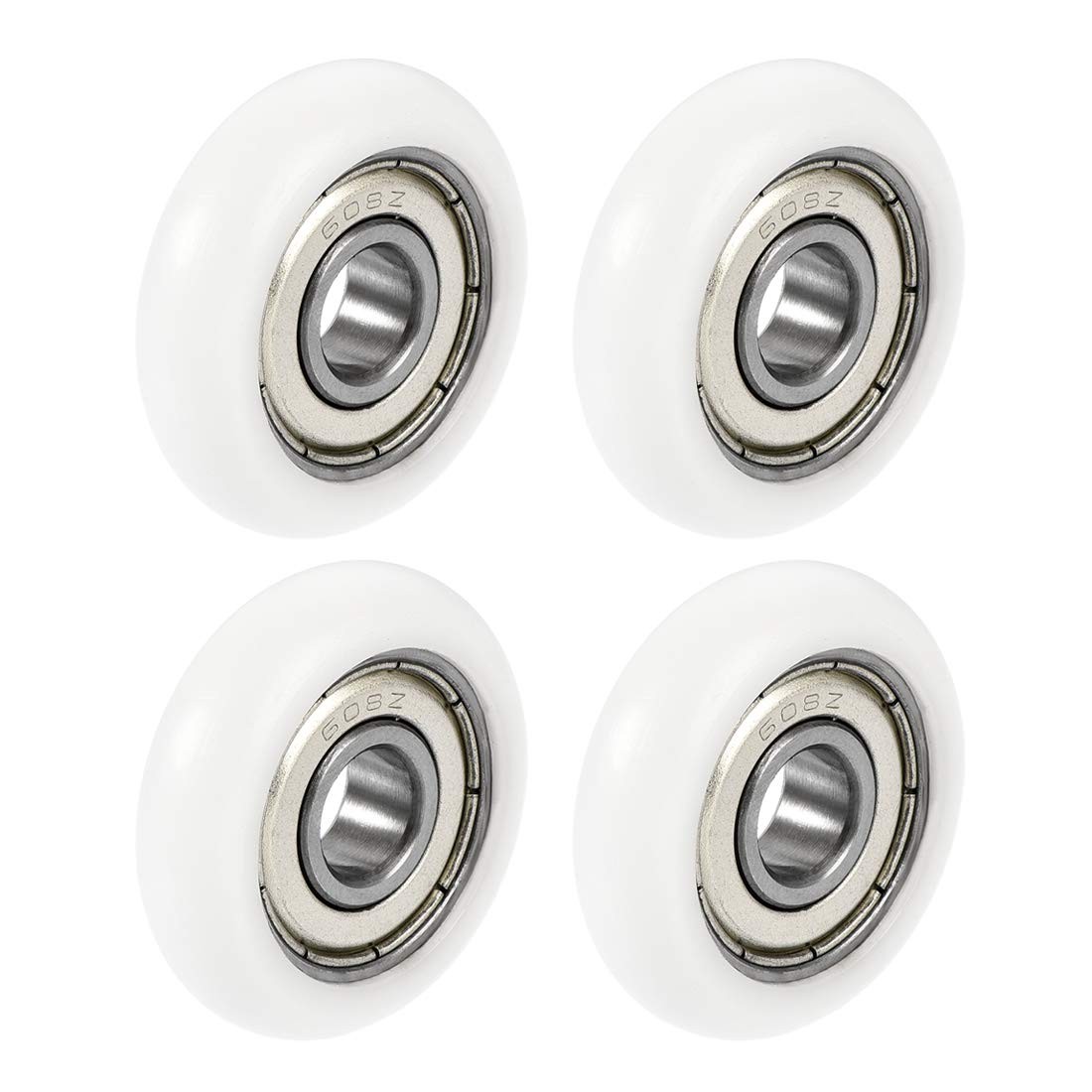 uxcell Ball Bearing Guide Pulley Roller Round Wheel 8x30x8.5mm Double Metal…