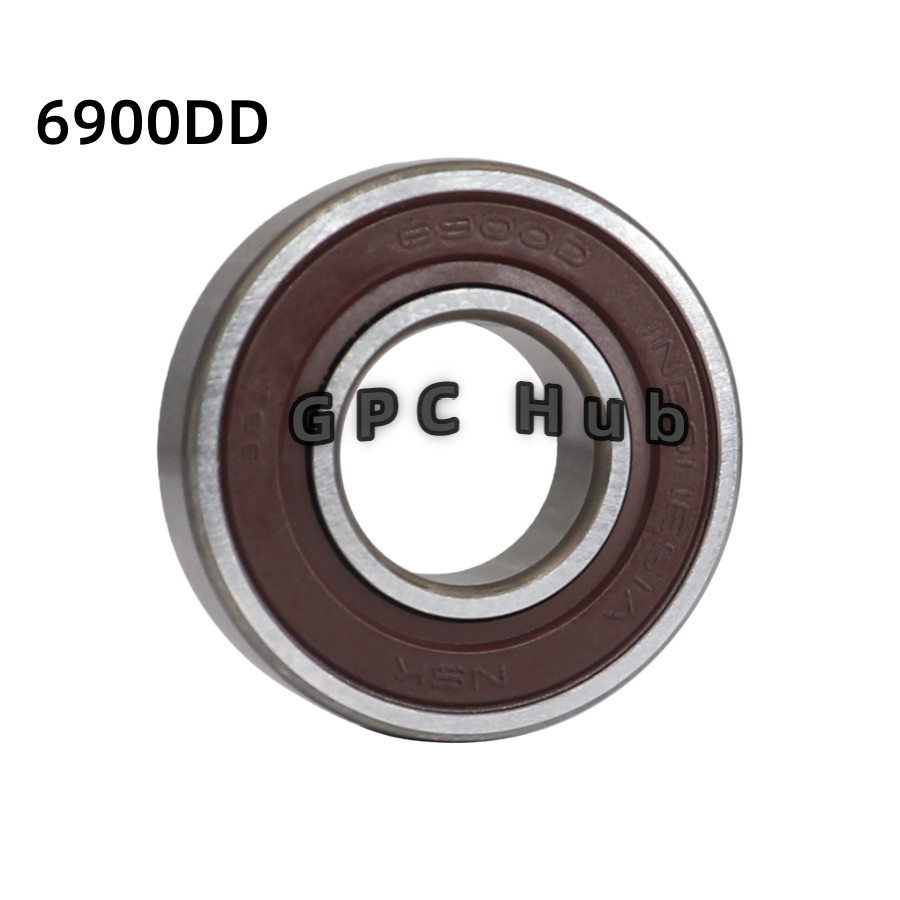 4PACK NEW NSK 6900DD 10X22X6MM Double Rubber Sealed Bearings Fast shipment