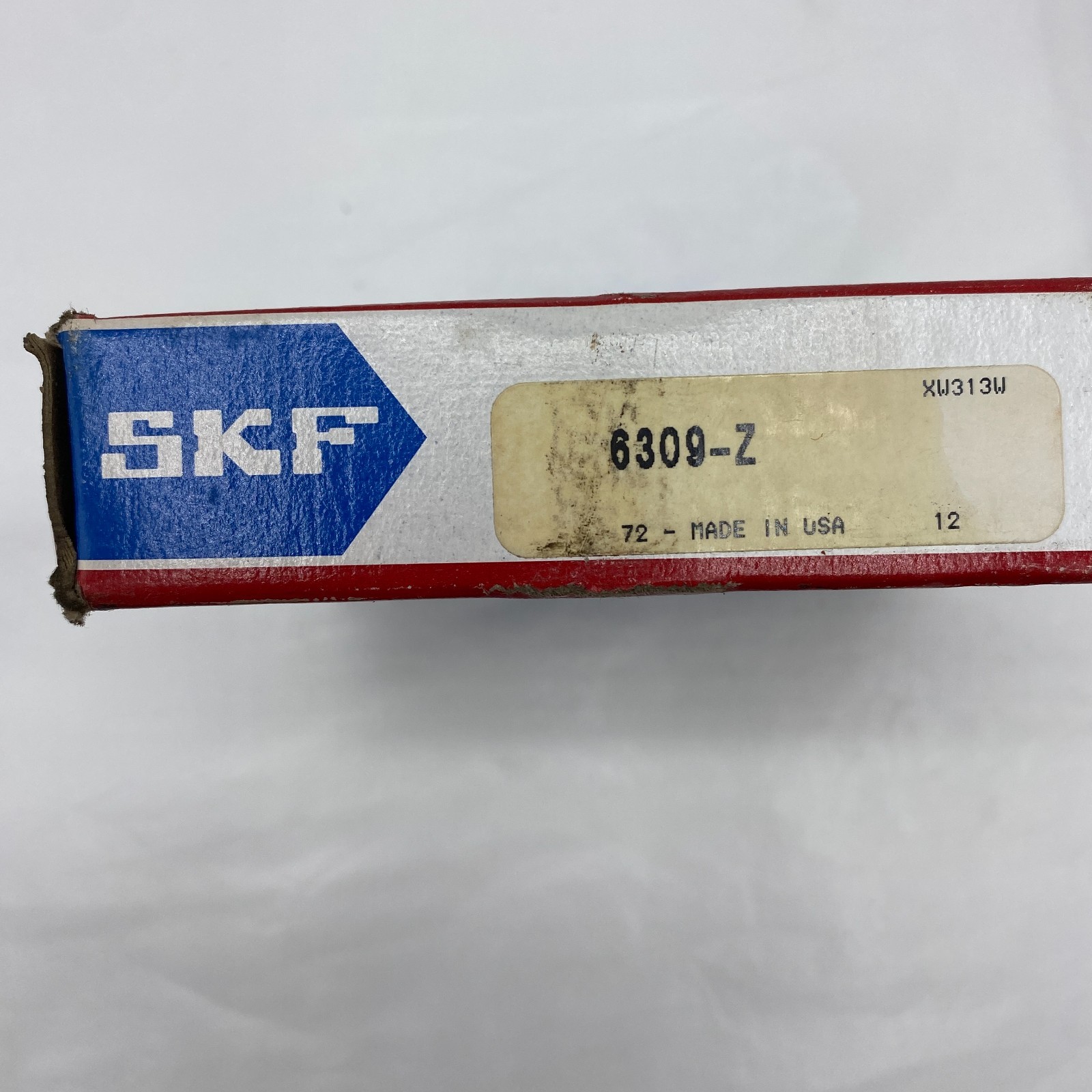SKF 6309-Z BALL BEARING 45X100X25MM SHIELDED, FA 15 313W, 6309Z “FREE SHIPPING”
