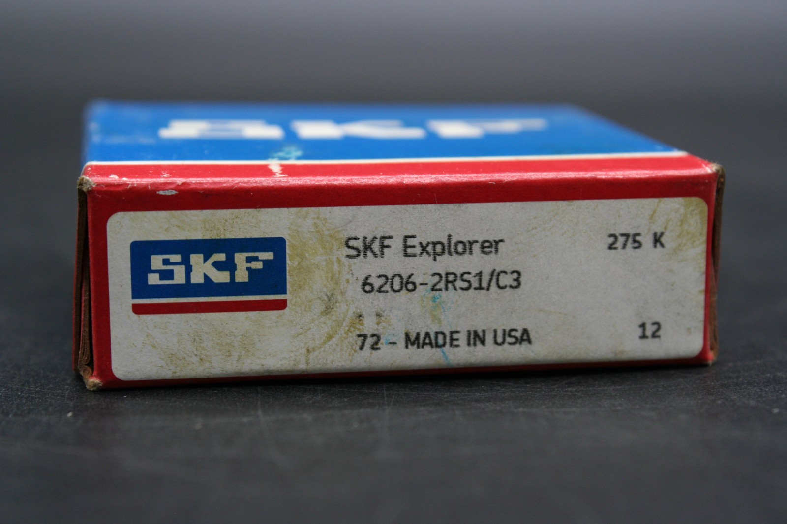 One (1) SKF Explorer 6206-2RS1/C3 Deep Groove Ball Bearing 30 mm Bore USA NEW