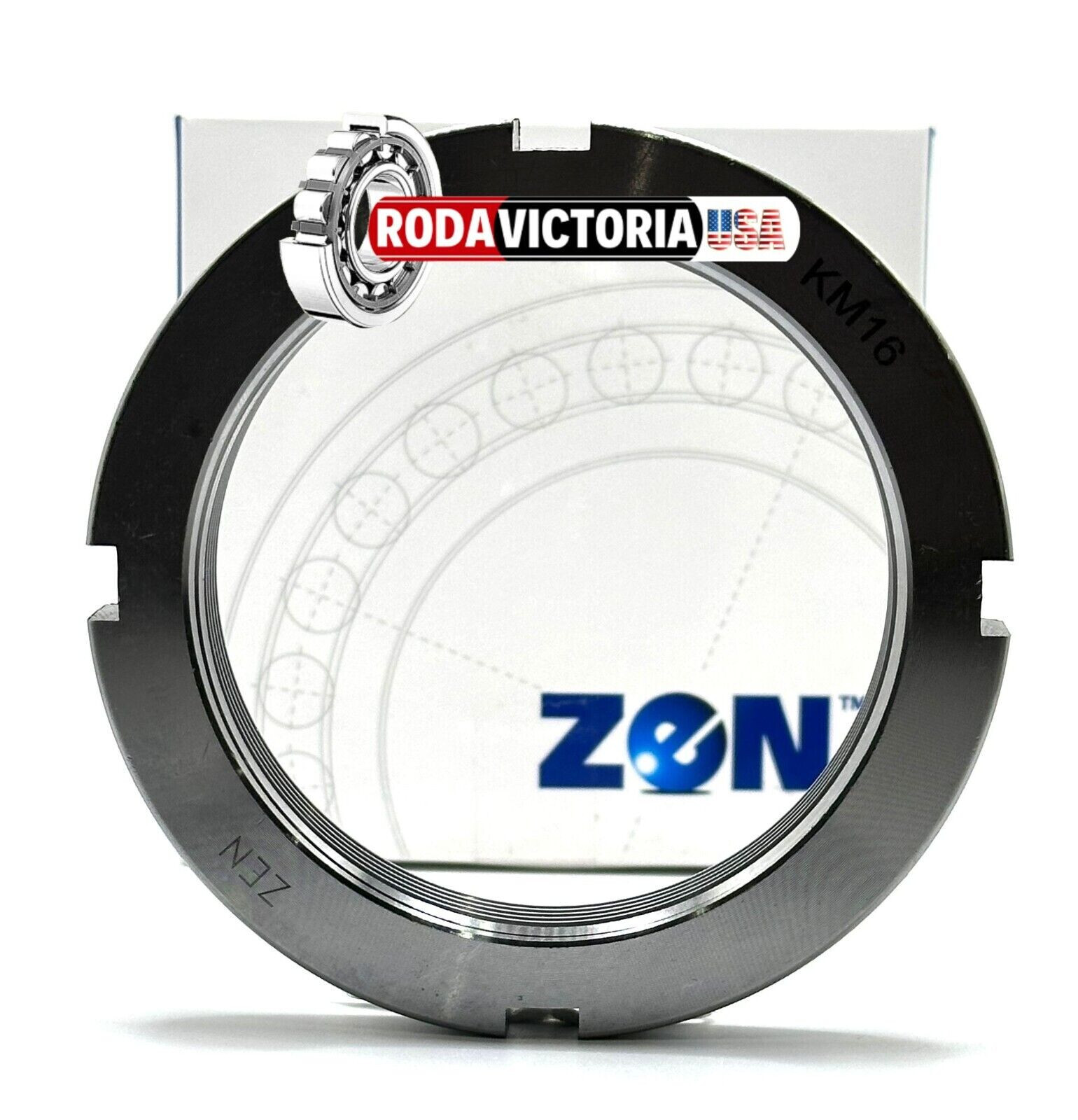 ZEN KM16 Budget Lock Nut (Lock Washer Type) 80x105x15mm