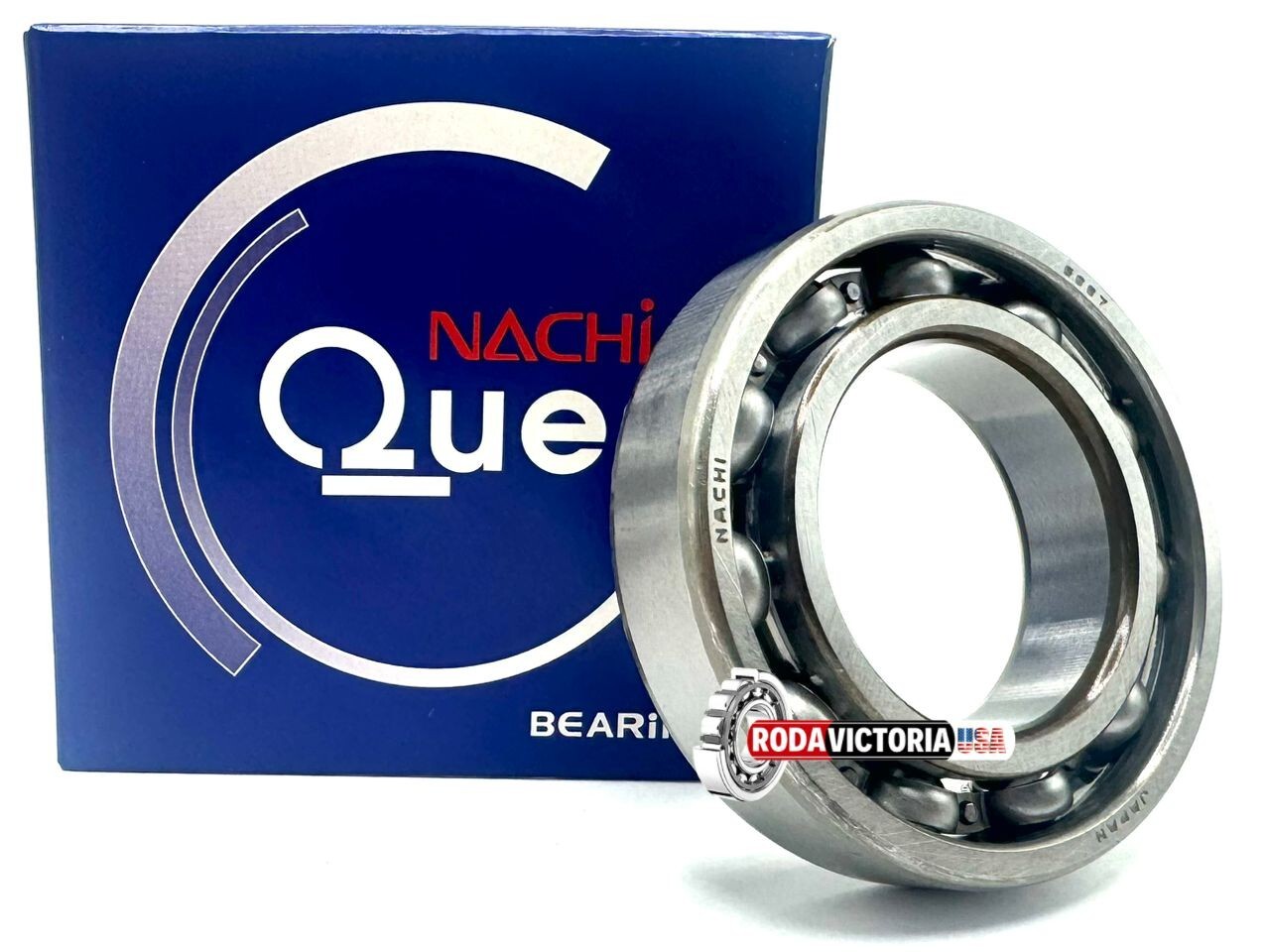 NACHI JAPAN 6007 C3 DEEP GROOVE BALL BEARING, OPEN TYPE, NO SEALS 35x62x14 mm