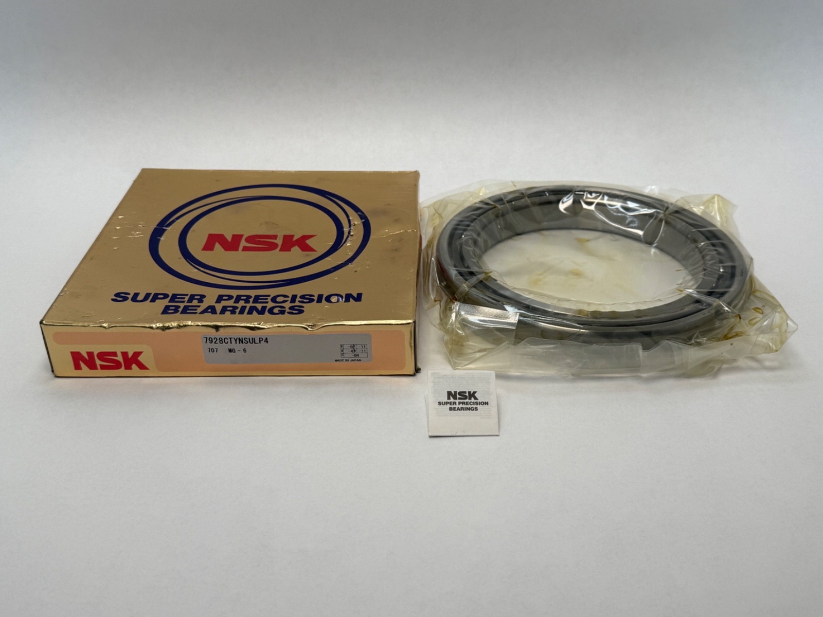 NSK 7928CTYNSULP4 Angular Bearing 140x190x24 mm 71928-C 7928-C-TYN-SUL-P4