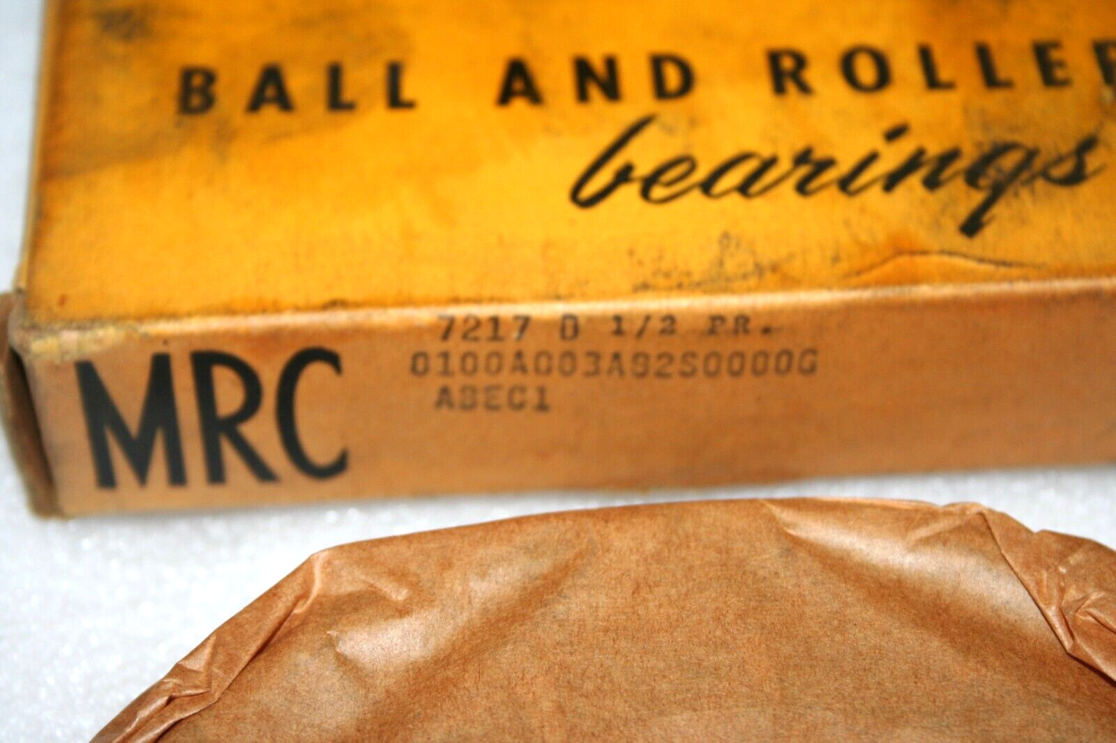MRC 7217 D ABEC1 Angular Contact Bearing, Half a Duplex Set 7217D * NEW *