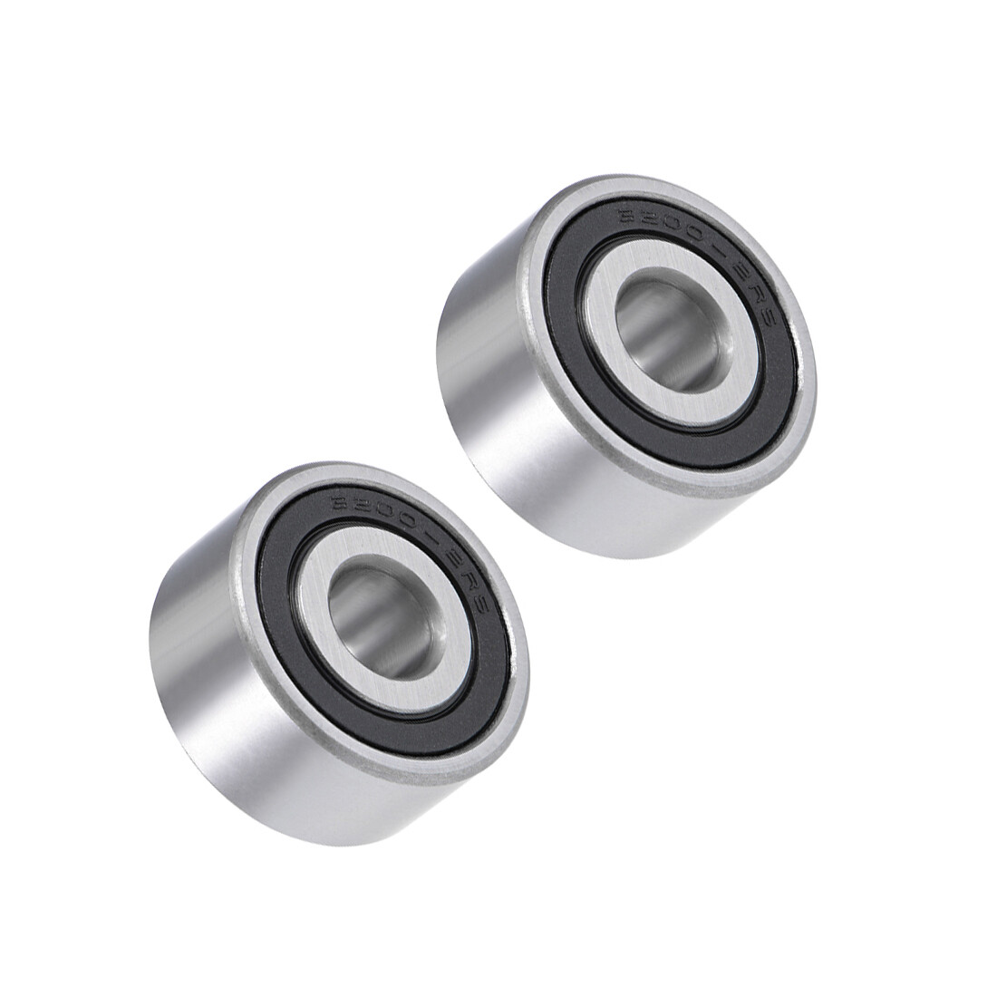 2pcs 3200-2RS Angular Contact Ball Bearing Sealed Bearing 5200-2RS