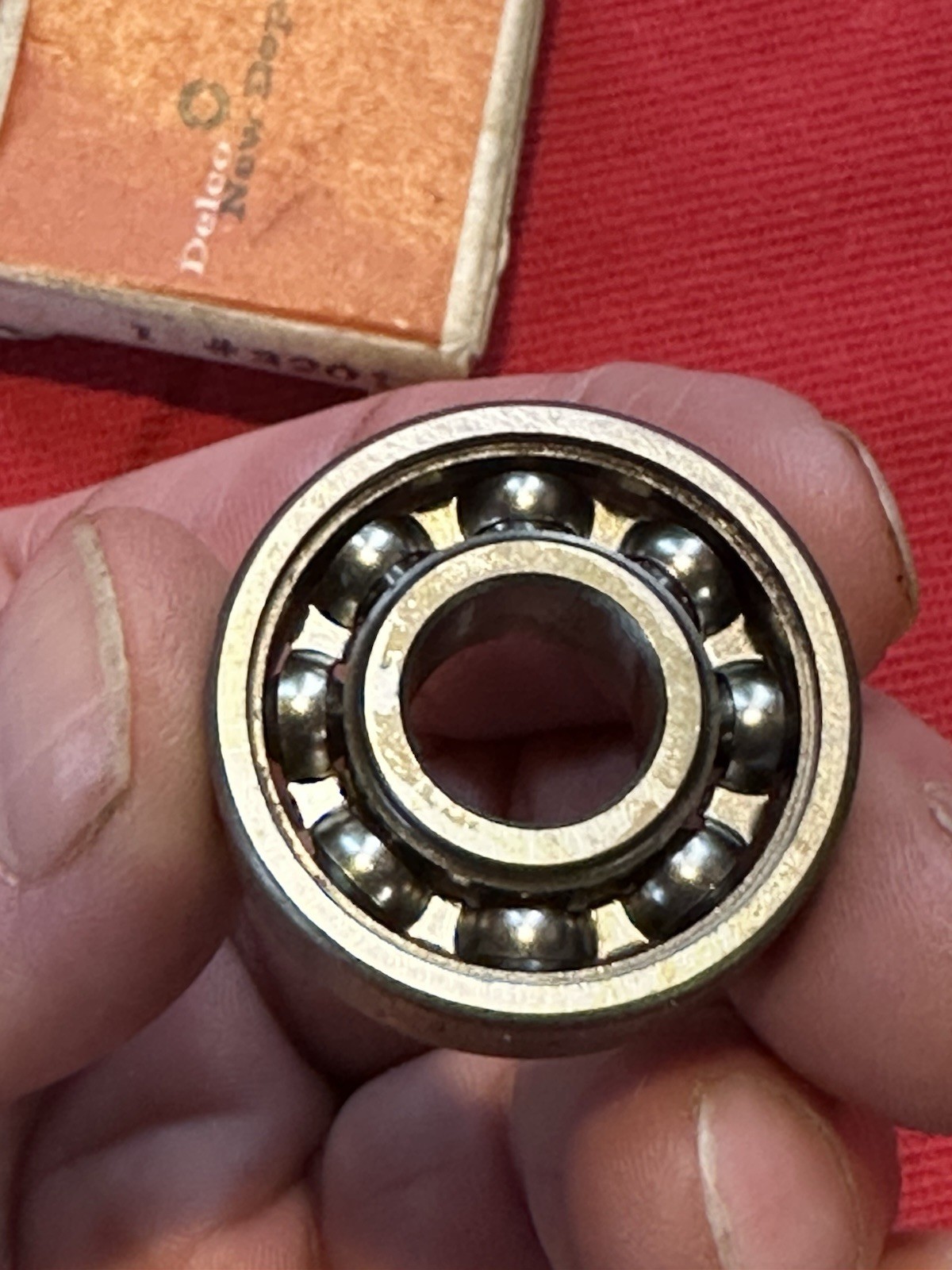 DELCO NEW DEPARTURE 3201 / 903201 ROLLER BEARING 1 1/4” DIA. 1/2” BORE 3/8” WIDE