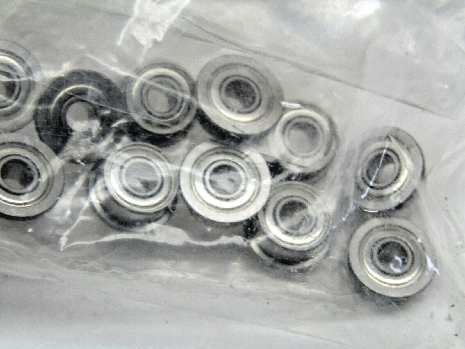 (Lot of 16) NSK Japan F693-ZZ 3mm X 8mm X 4mm Miniature Flanged Shielded Bearing