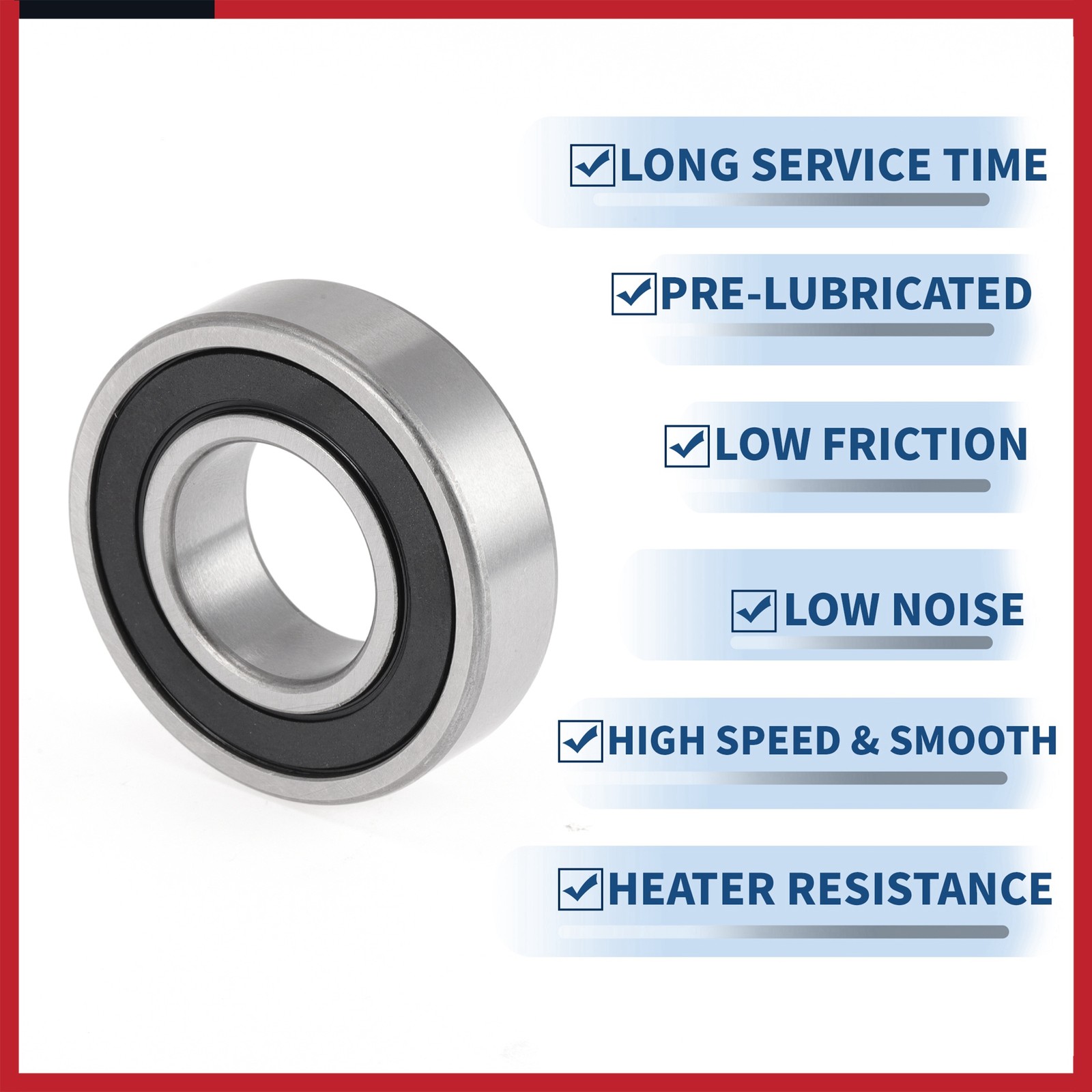 62/28DDU Deep Groove Ball Bearings 28x58x16mm 1 Pc Scooter Skateboard Wheel New