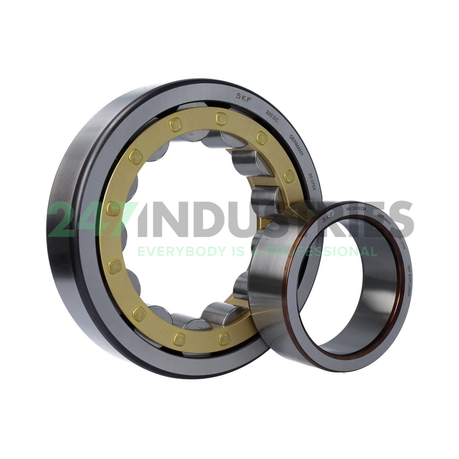 NU320ECM SKF 100 x 215 x 47 mm CYL. ROLL. SINGLE ROW