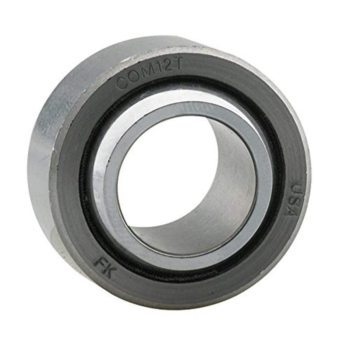 FK Bearings COM12T 3/4 Spherical Bearing with Teflon Commercial Series, 1 Pack