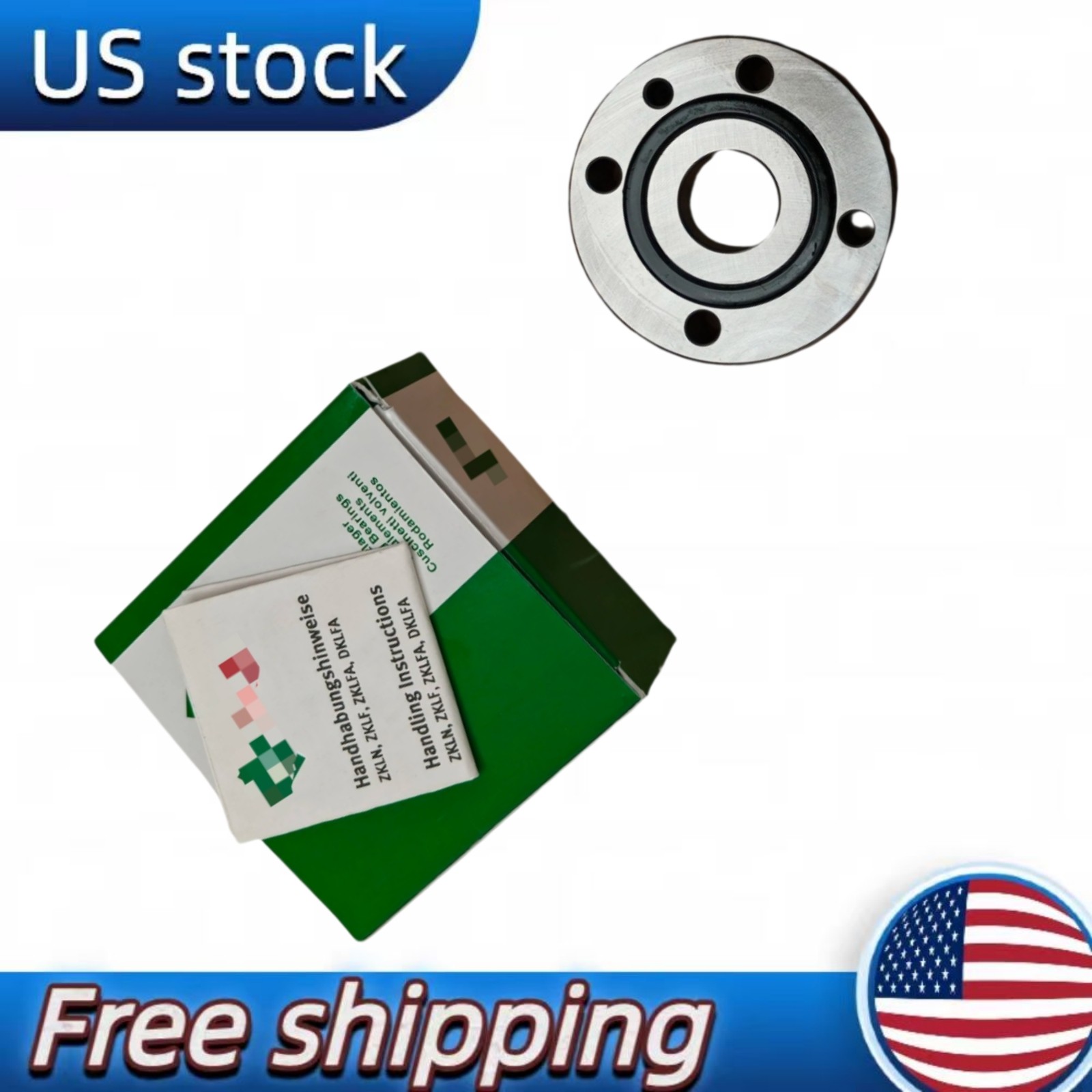 Replacement For INA ZKLF2068-2RS-PE Screw support bearing Silver Steel New USA