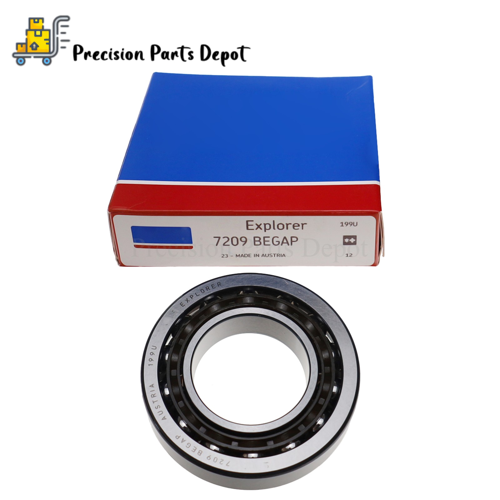 NEW For SKF 7209 BEGAP Angular Contact Ball Bearing 45x85x19 mm US
