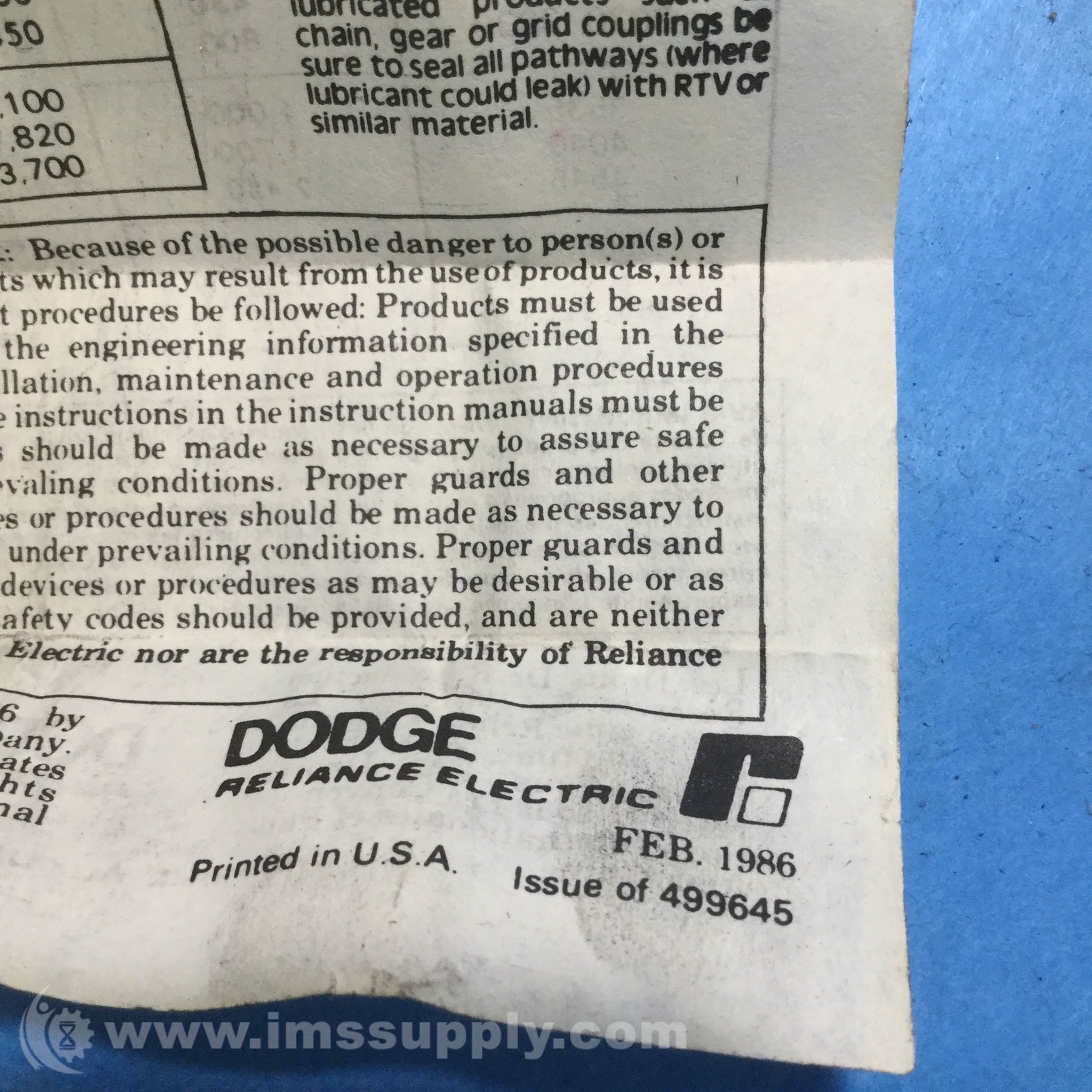Dodge 1610 1 5/8 Taper Lock Bushing USIP