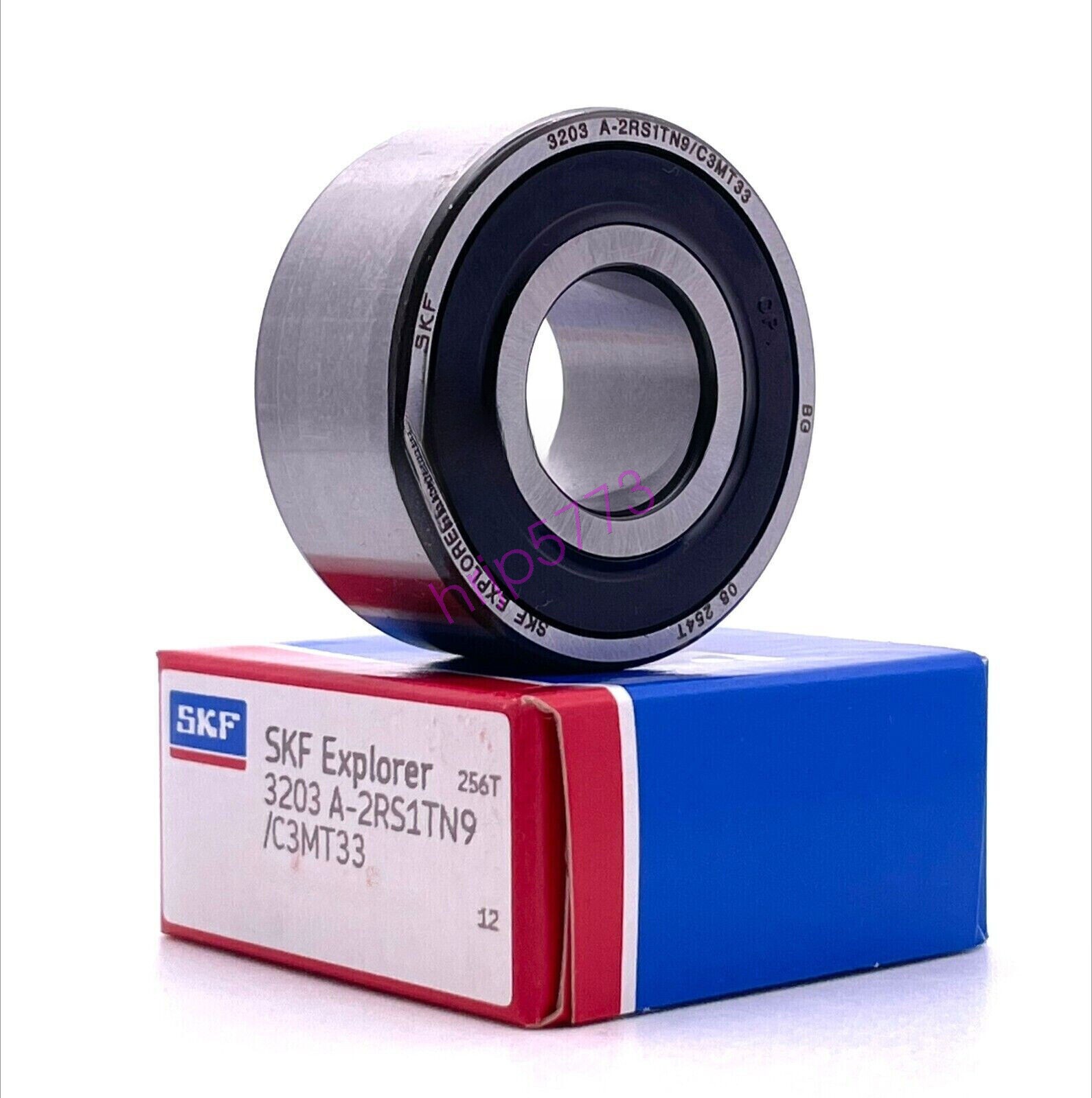 NEW SKF 3203 A-2RS1TN9/C3MT33 Double Row Angular Contact 17 x 40 x 0.6875″