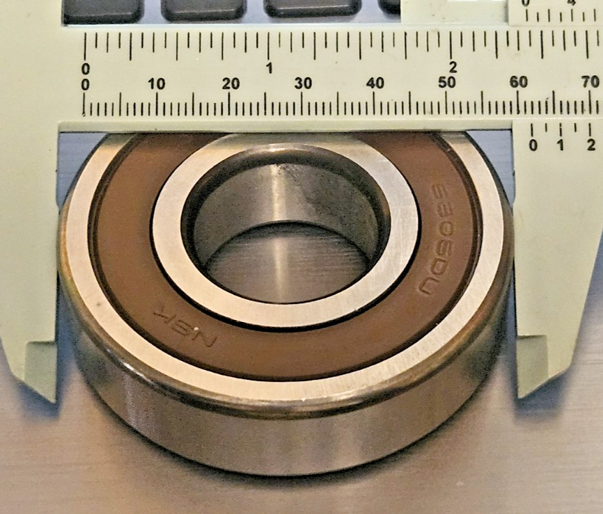 NSK DEEP GROOVE BALL BEARING 6305DU SINGLE ROW 62X25X17