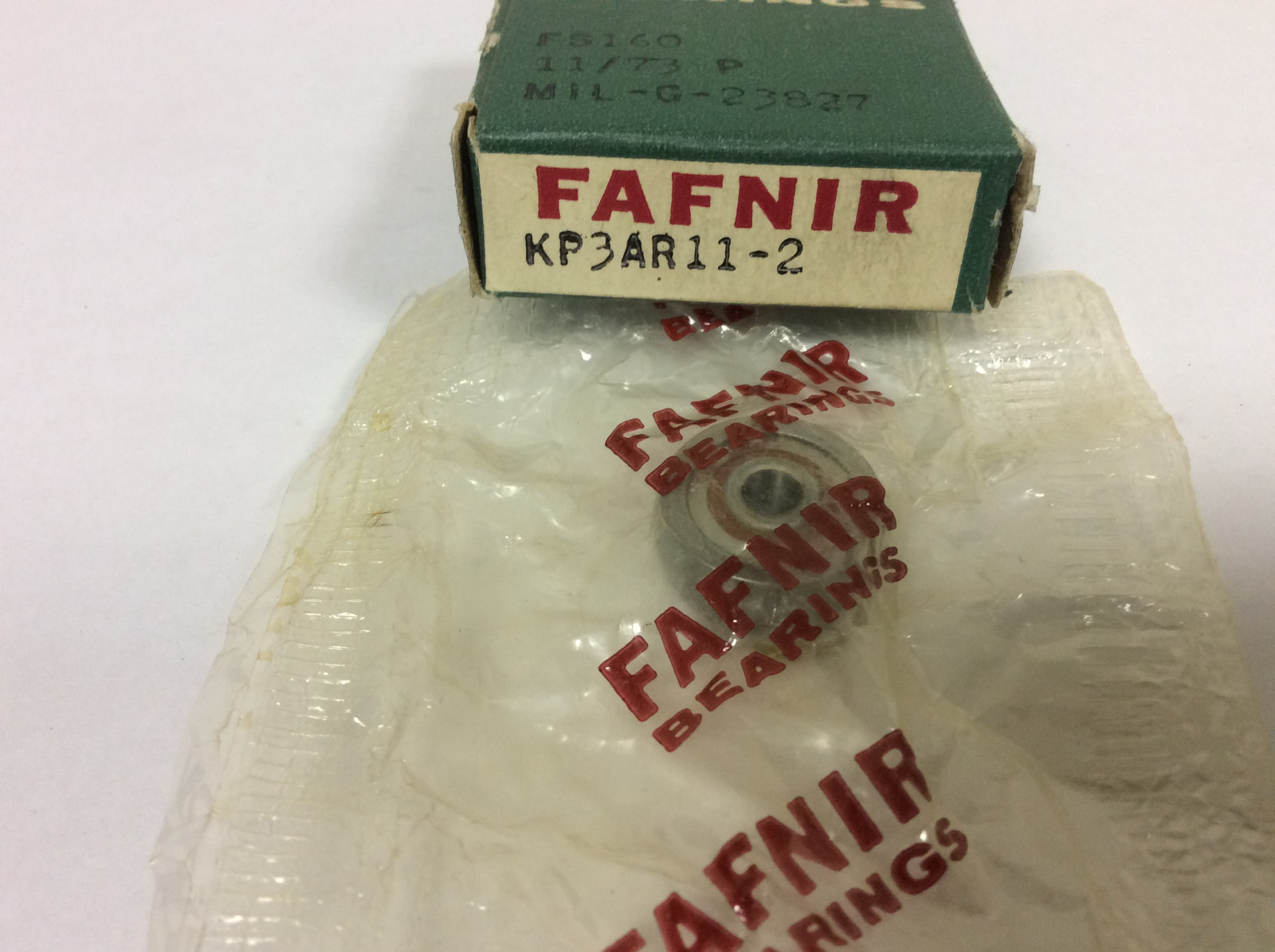 New. Fafnir KP3AR11-2 Aircraft Bearing, .190″ ID, .718″ OD, .297″ Width