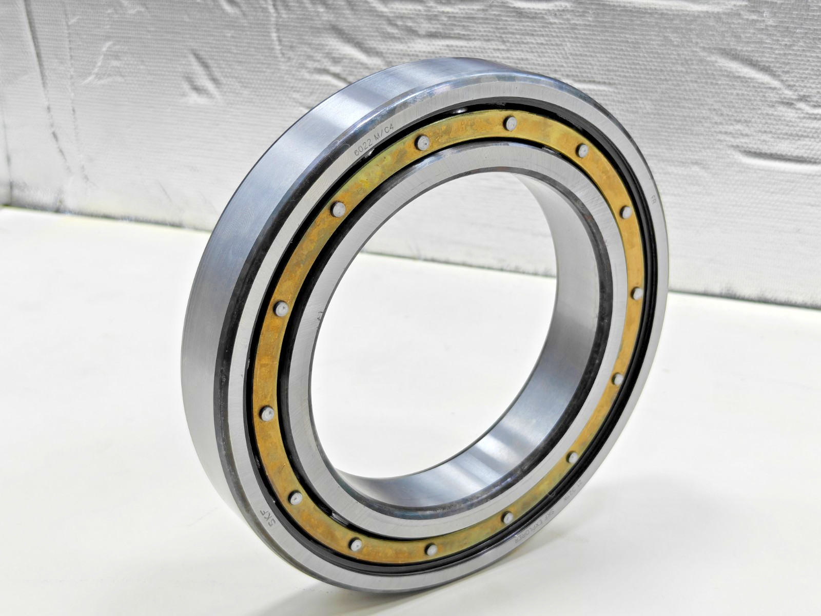 6022M/C4 SKF Deep Groove Ball Bearing Brass Cage SKF 6022 M C4 FR 110x170x28mm