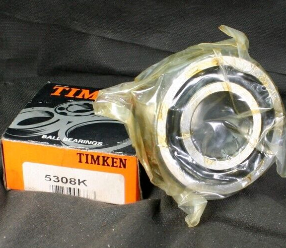 One (1) Timken 5308 K Angular Contact Bearing 40MM ID USA New