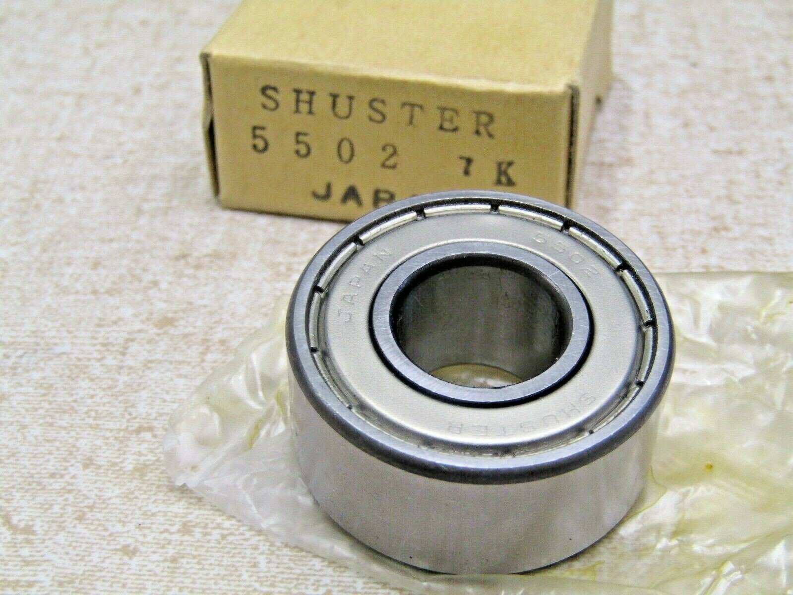 Shuster Japan 5502 55502 5202KD 15mmX 35mmX .625″ Angular Contact Bearing