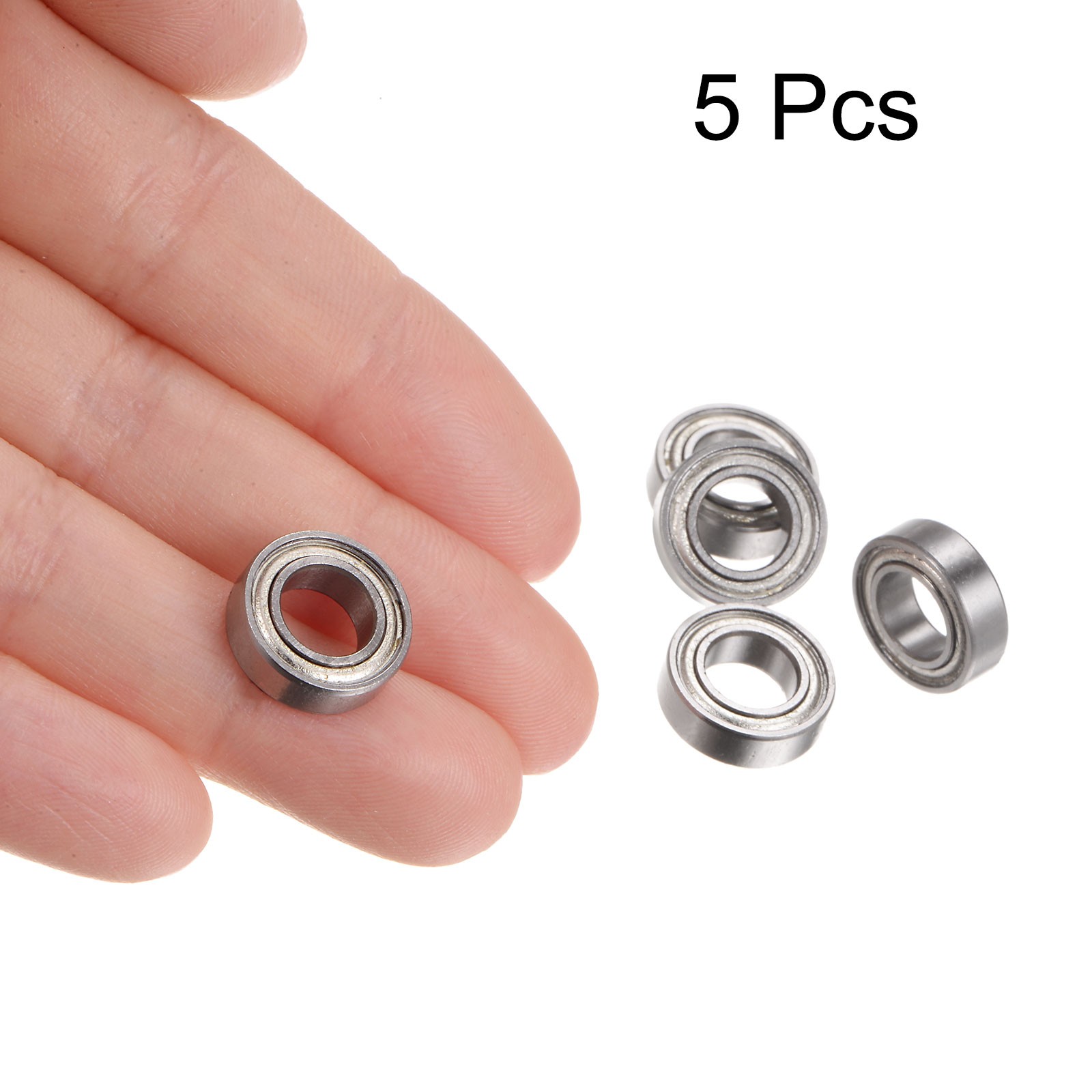 5pcs MR137ZZ Bearings 7x13x4mm Chrome Steel Mini Bearing Double Shielded, ABEC3