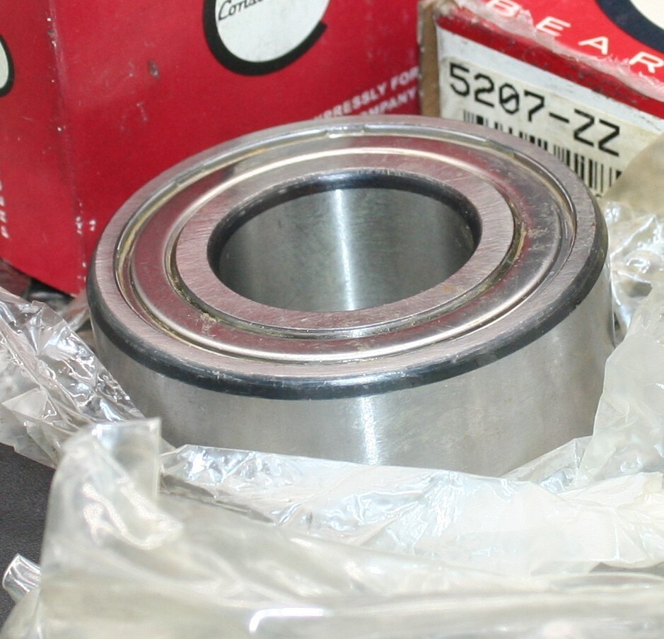 Lot of 2 NWG 3207B2ZRTNG C3 Angular Contact Bearings 35MM ID 5207 2Z Germany