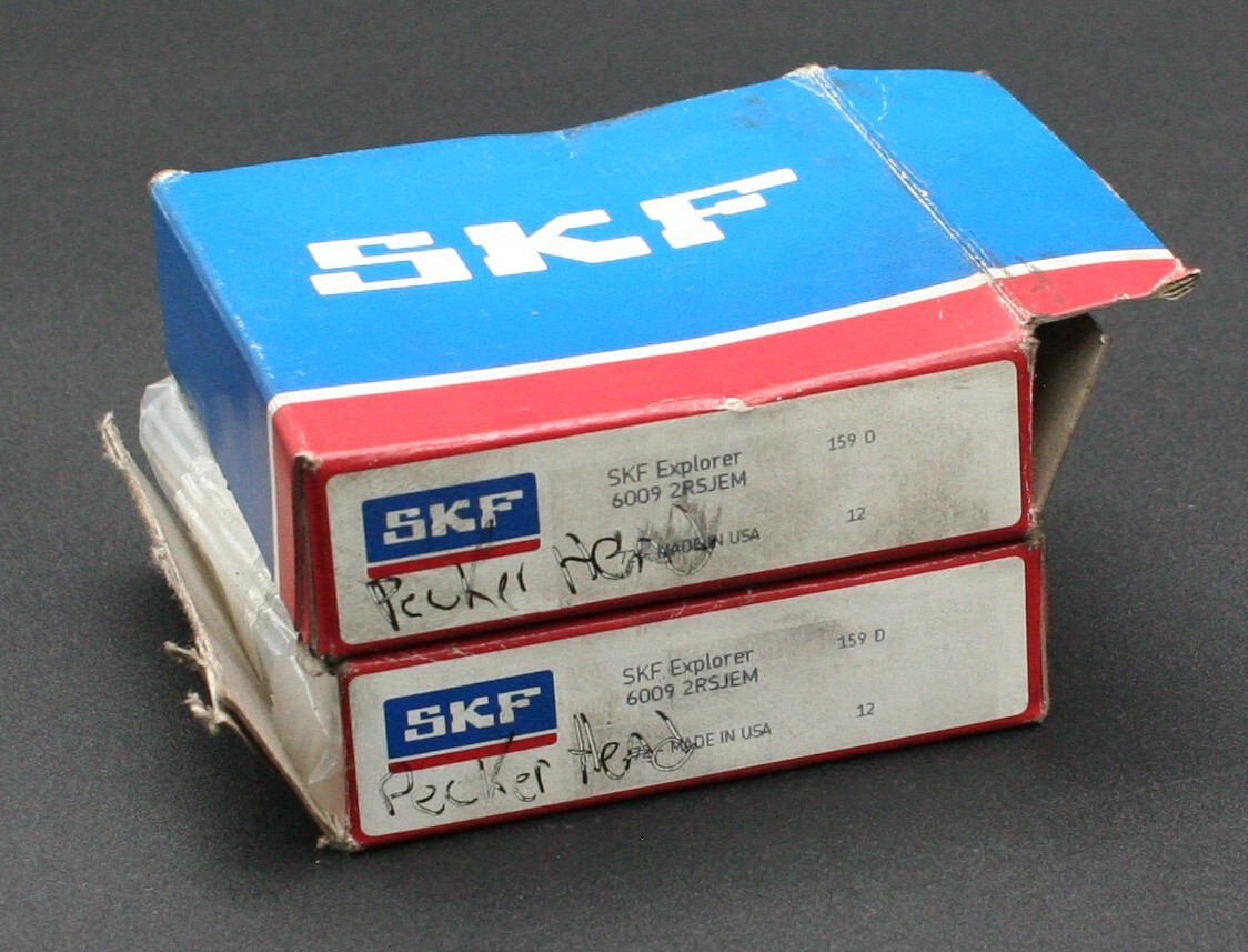 One SKF 6009 2RSJEM Deep Groove Bearing 45MM ID USA 6009 2RS1/C3GJN NEW