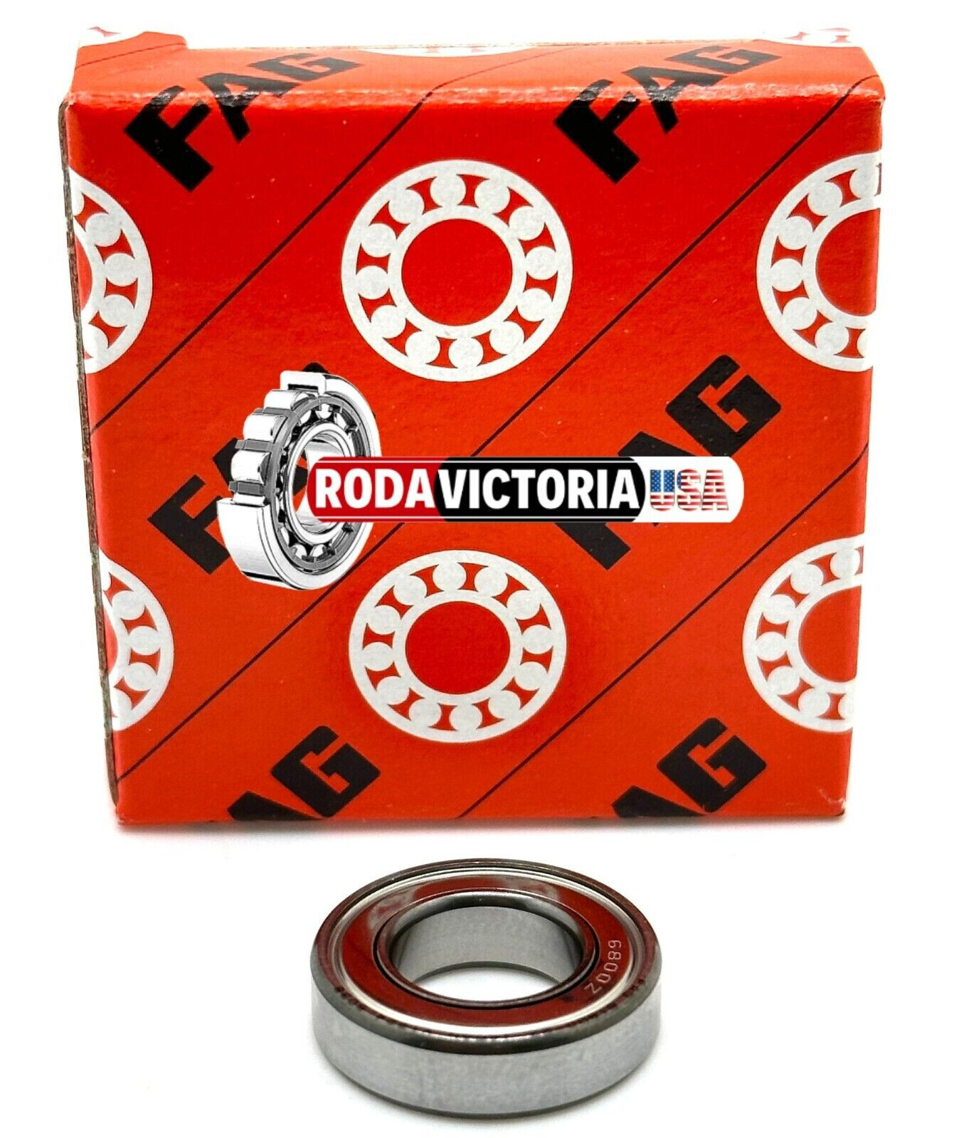 FAG 61800 ZZ DEEP GROOVE BALL BEARING, METAL SHIELDED 10x19x5mm 6800 ZZ