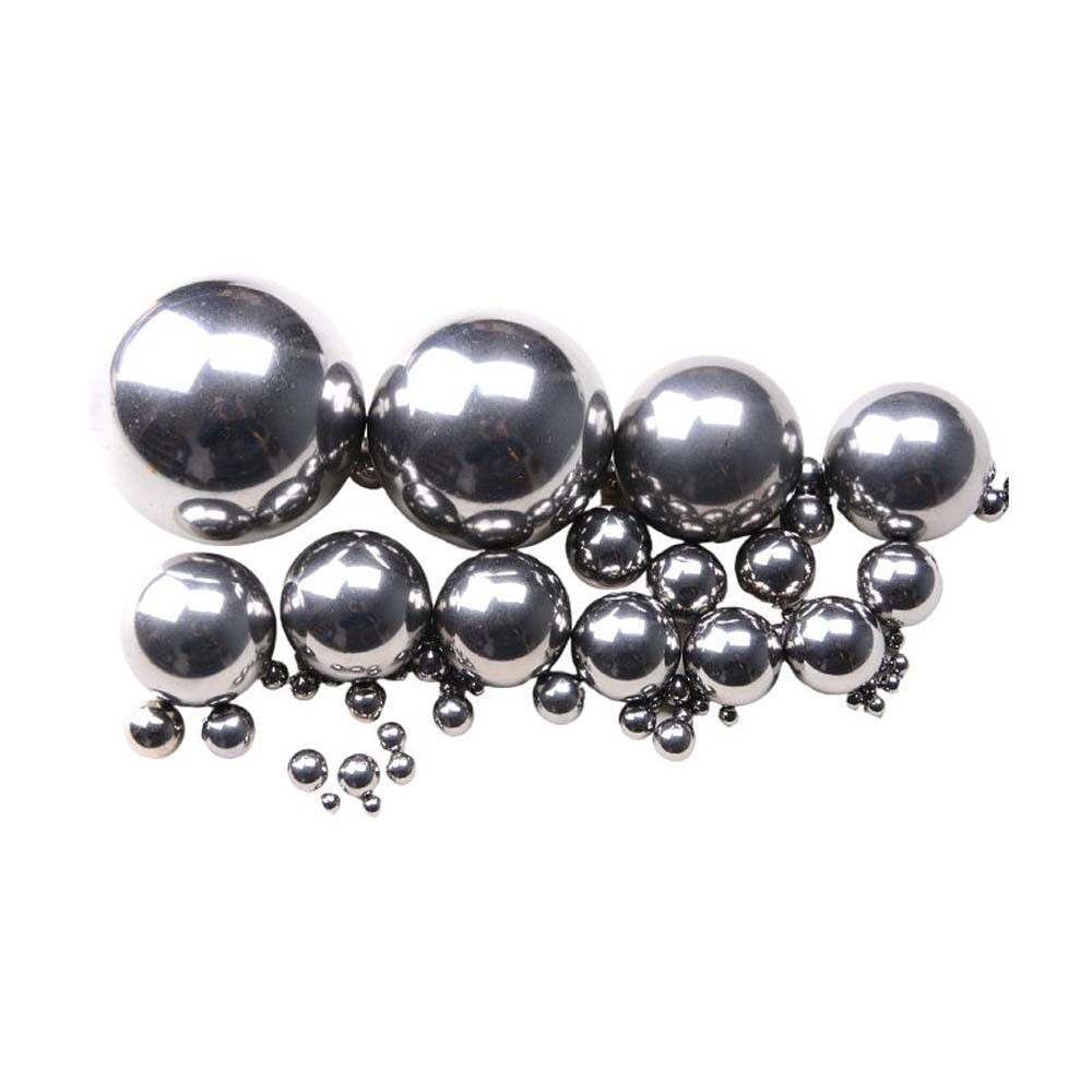 A2 Stainless Steel Round Spacer Beads Silver With Hole Dia 3mm – 60mm DIY Craft