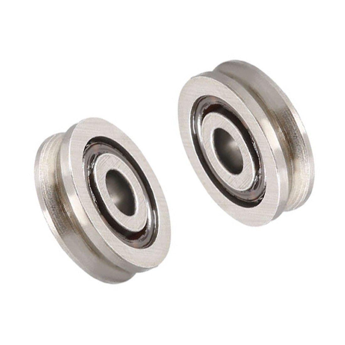 V623 V-Groove Guide Pulley Rail Ball Bearing Carbon Steel Bearing 10pcs