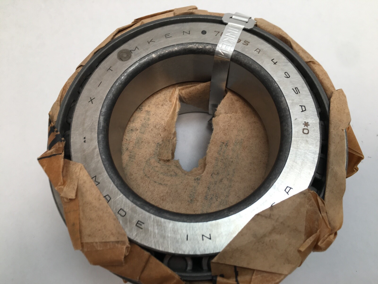 Timken 495A-90025 Double Taper Roller Bearing Cone & Cup 3″ ID 5-3/8″ OD USA