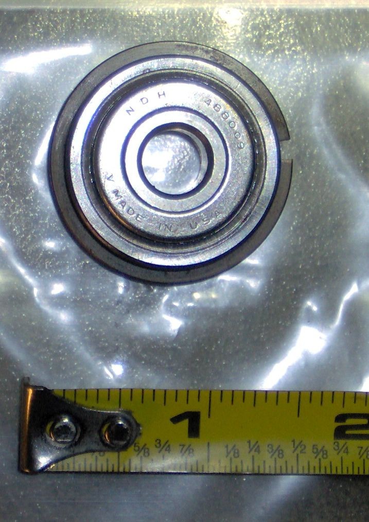 1 New Ball Bearing with Snap Ring NEW DEPARTURE Hyatt 488009