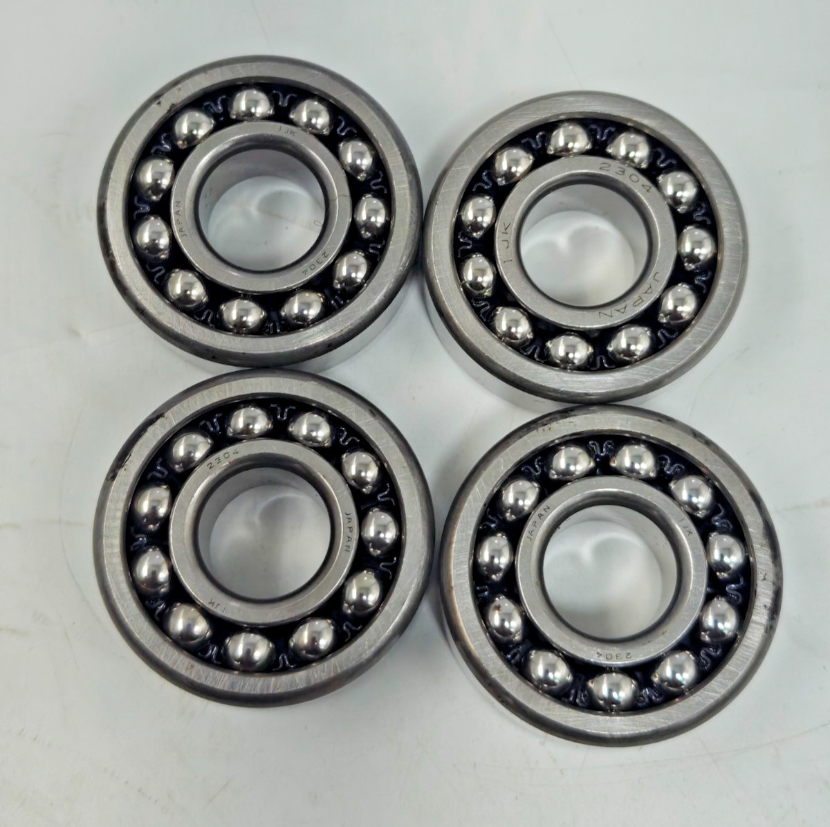 (4Pcs.) 2304 IJK Double Row Self-Aligning Ball Bearing 2304 JAPAN Lot of 4pcs