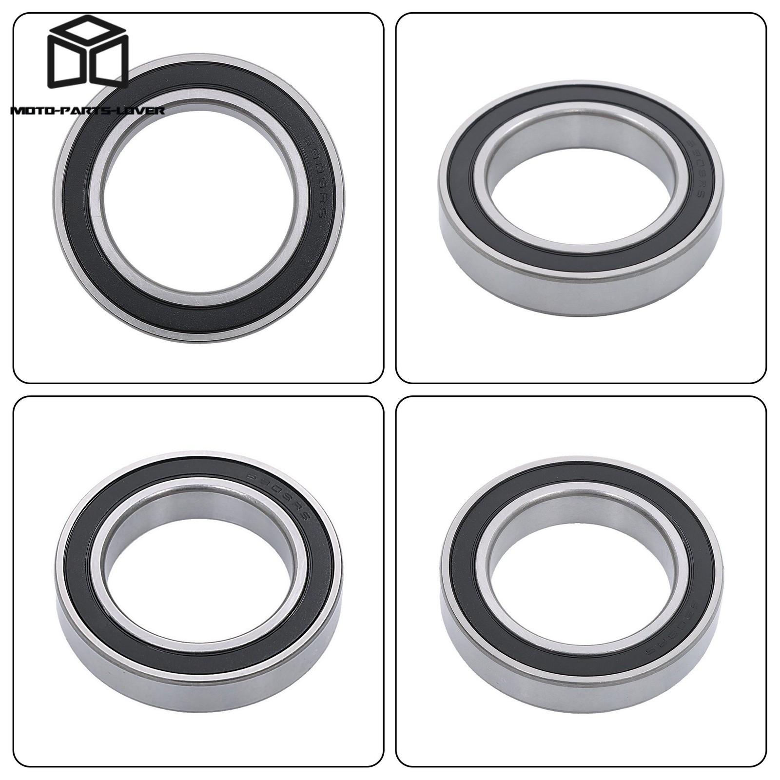 40x62x12mm 6908-2RS Bearings 10pcs Double Rubber Sealed