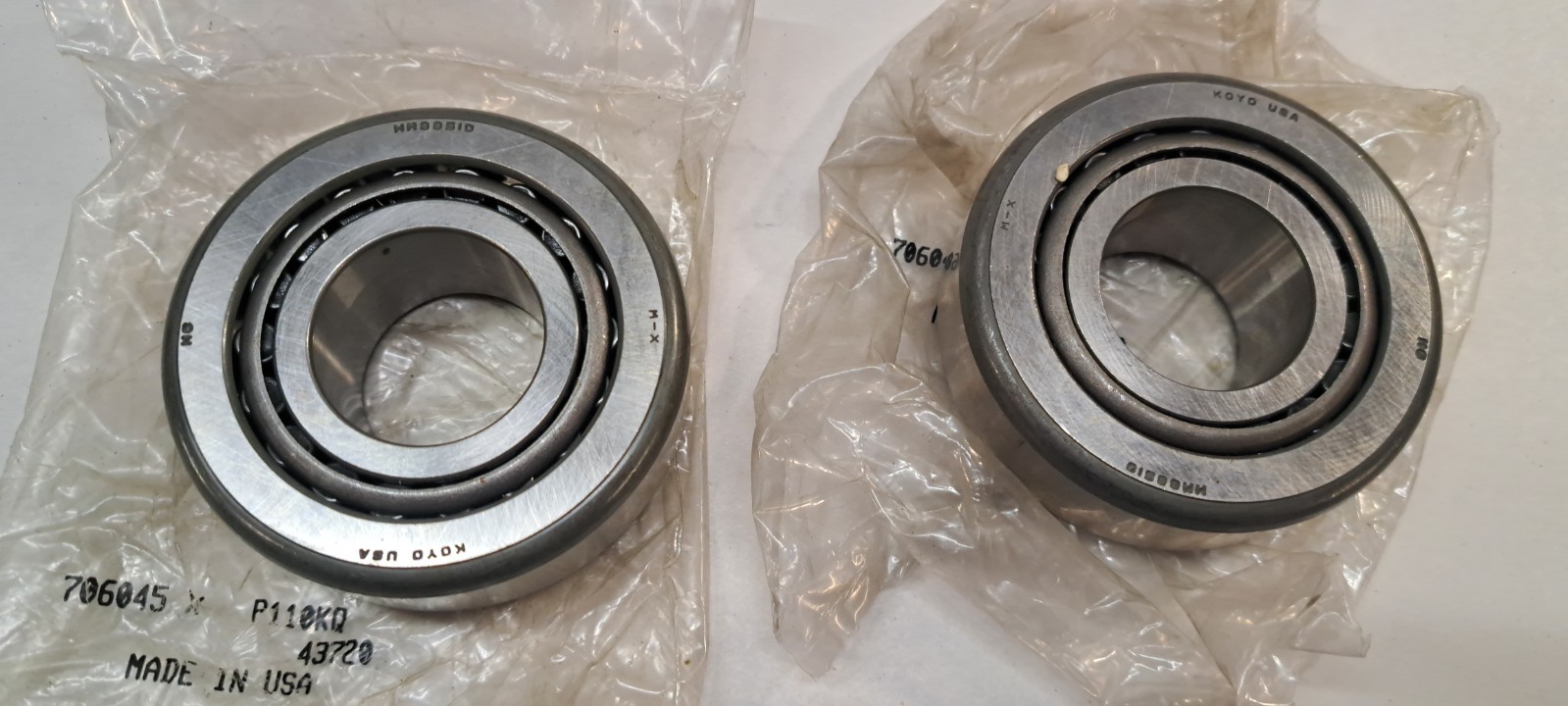 2X KOYO HM88542-HM88510 Tapered Roller Bearing Set 1-1/4″ x 2.875″ x 1.1563″